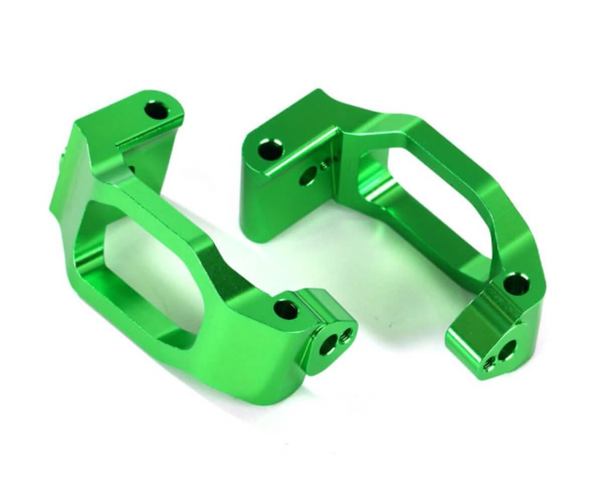 2 Etriers de fusées Gauche et Droit Alu Anodisés Vert Traxxas Maxx - Traxxas 8932G - Breizh Modélisme.