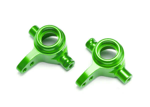 2 Fusées de direction G et D alu anodisées vert - Traxxas 6837G - Breizh Modélisme.