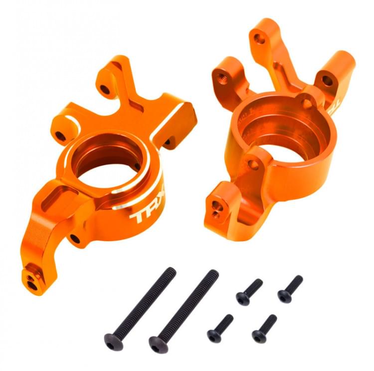 2 Fusées de Direction Gauche Et Droite Alu anodisés orange Traxxas 7836 - Breizh Modélisme.