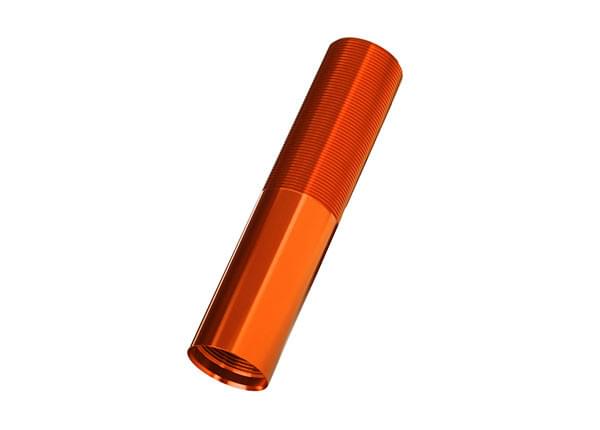 Corps d'amortisseur GTX aluminium orange - Traxxas 7765T - Breizh Modélisme.