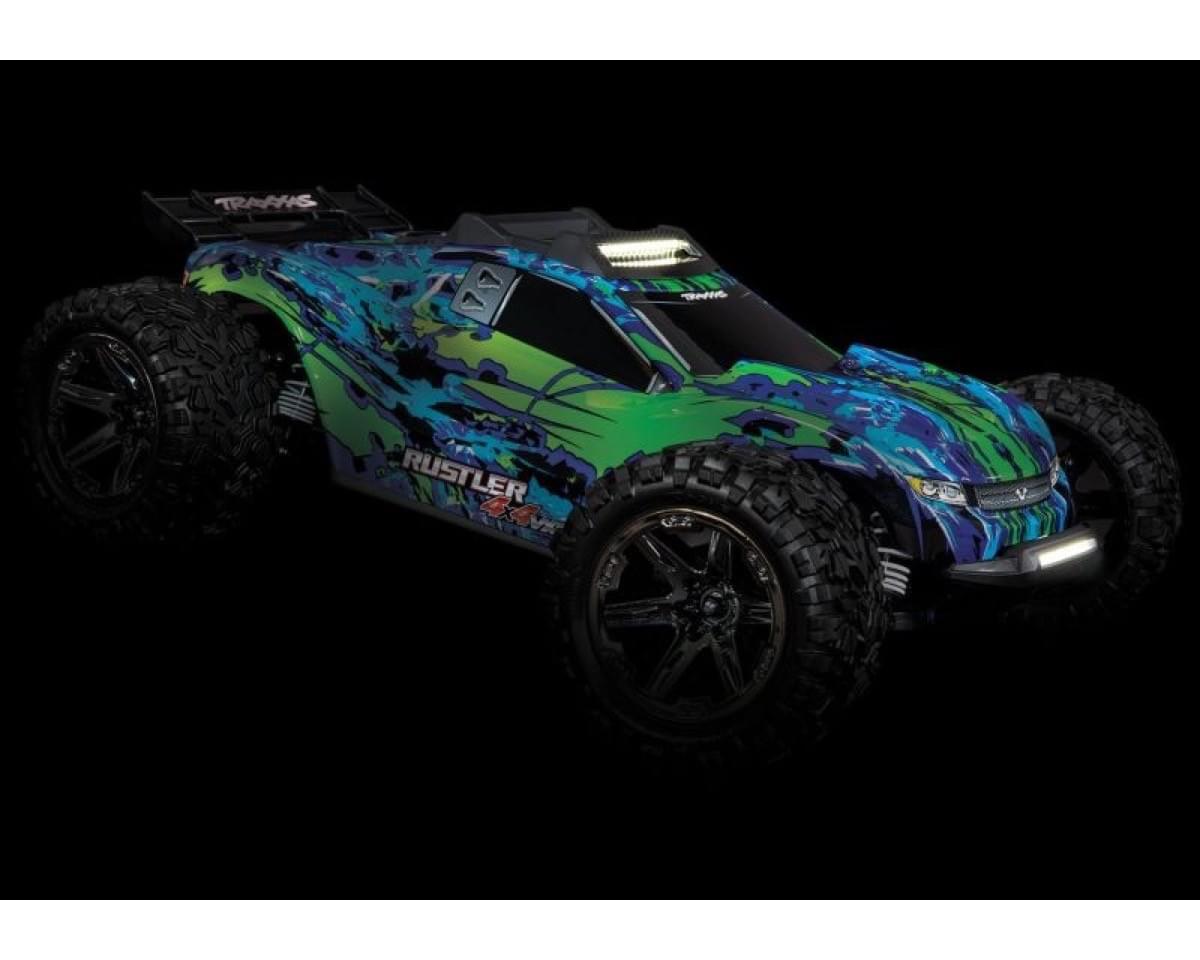 Plaque de protection de toit avec éclairage LED Rustler 4x4 - Traxxas 6796 - Breizh Modélisme.
