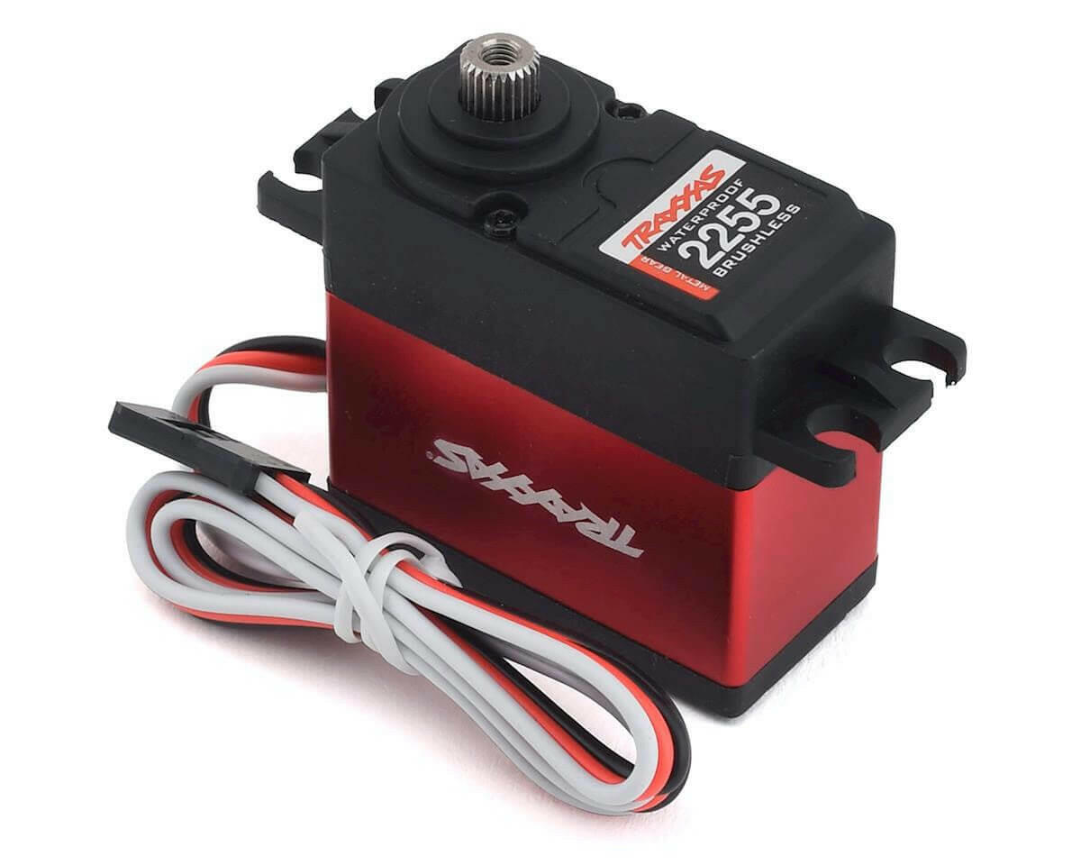Servo Traxxas 2255 Digital Brushless 29Kg étanche, pignons métal - Breizh Modélisme.