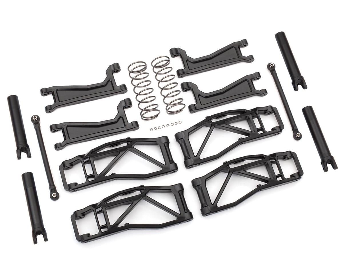 Set WideMaxx Traxxas 8995 Kit de suspension large noir - Breizh Modélisme.