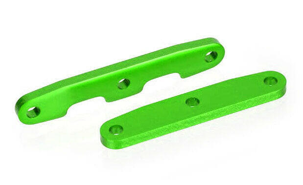Supports aluminium de tirants anodisés vert avant et arrière(x2) - Traxxas 6823G - Breizh Modélisme.