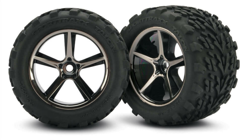 Traxxas 2 roues Av/Arr E REVO 1:16 - 7174A - Breizh Modélisme.