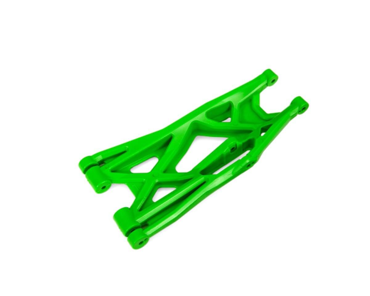 1 Triangle de suspension inférieurs gauche renforcés XMaxx - Traxxas 7831G Vert - Breizh Modélisme.