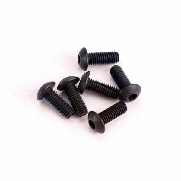 6 Vis BHC tête bombée M3x8 Traxxas 2576 - Breizh Modélisme.