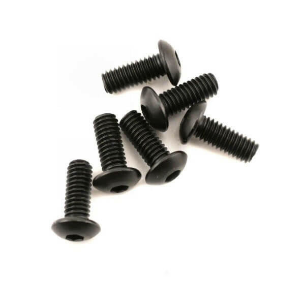 6 Vis BTR Tête bombée 4x10mm Traxxas 3936 - Breizh Modélisme.