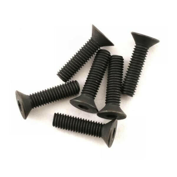 6 Vis BTR Tête fraisée 3x12mm Traxxas 2552 - Breizh Modélisme.