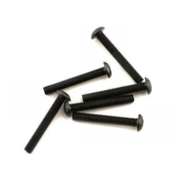 6 Vis tête bombée 3x20mm Traxxas 2580 - Breizh Modélisme.