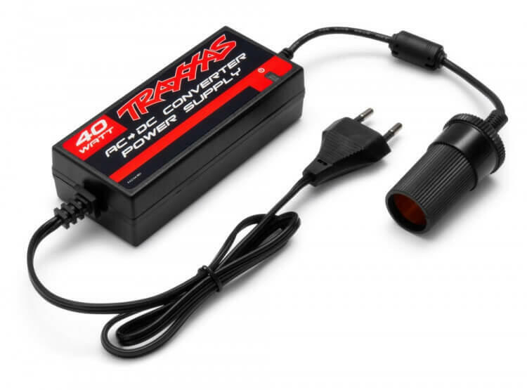 Alimentation Traxxas 2976G / 230VAC 12V 40W - Breizh Modélisme.