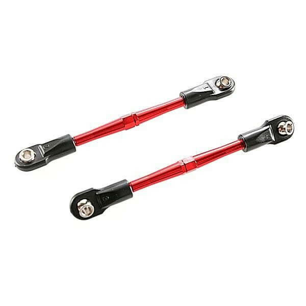 Biellettes aluminum Rouge 59mm (2) - Traxxas 3139X - Breizh Modélisme.