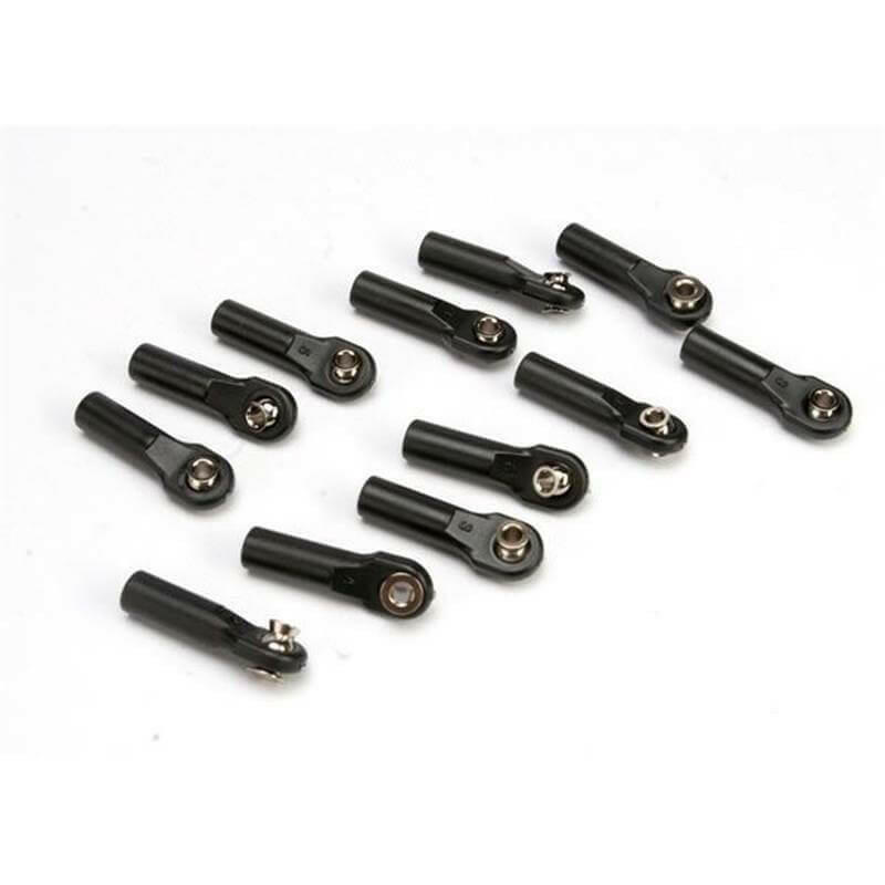 Chapes + billes x12 - Traxxas 5525 - Breizh Modélisme.