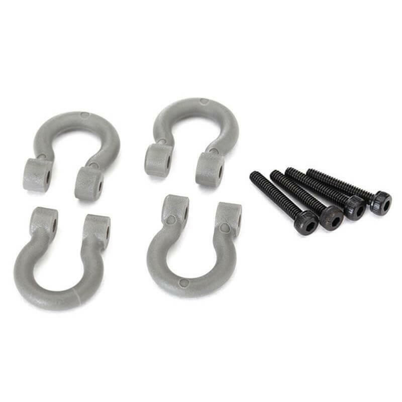 Crochets de pare chocs gris (x4) - Traxxas 8234 - Breizh Modélisme.