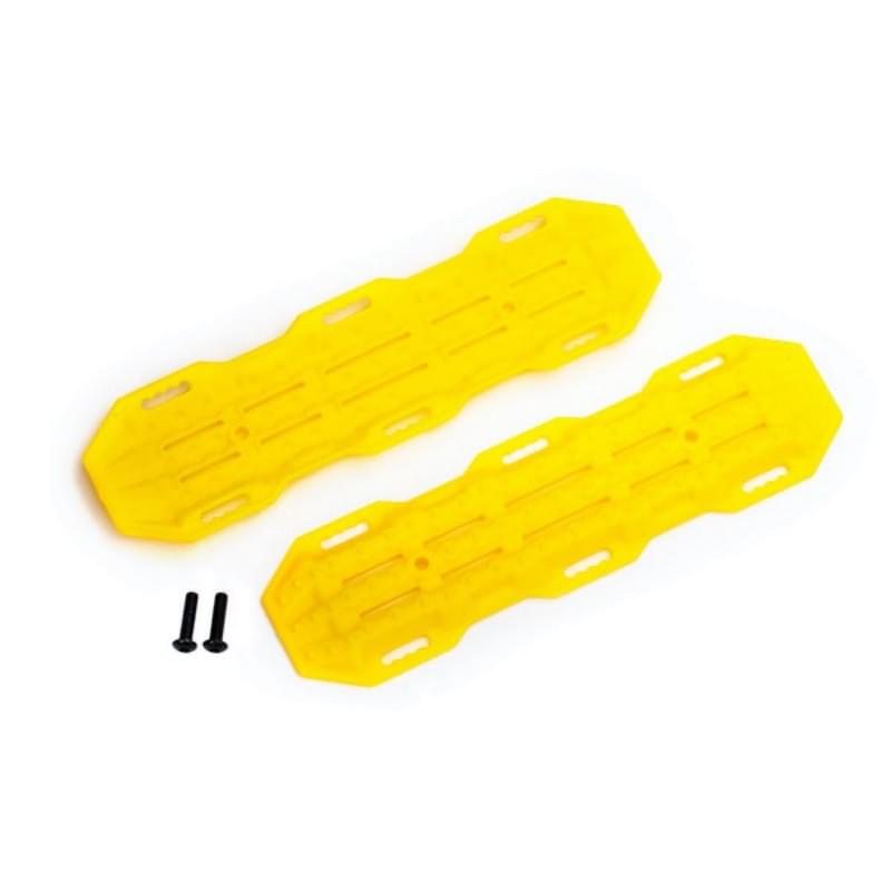 Panneaux de traction jaune (x2) - Traxxas 8121A - Breizh Modélisme.