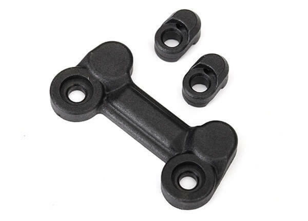 Supports de goupille de suspension supérieur (2), inférieur (1) Traxxas 8546 - Breizh Modélisme.