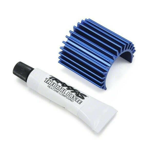 Traxxas 3374 Dissipateur chaleur alu pour moteur brushless velineon 380 - Breizh Modélisme.