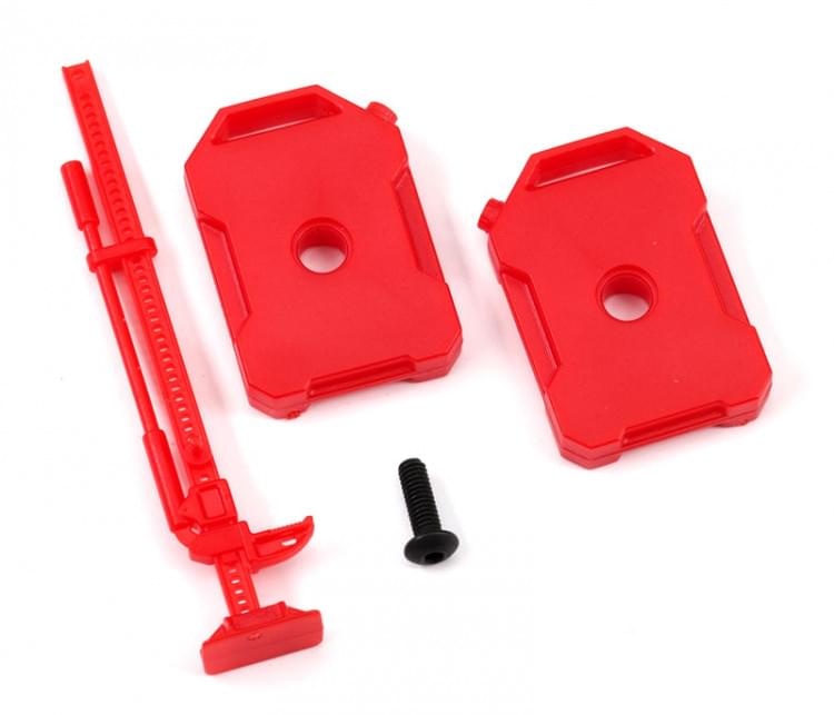 Traxxas 9721 Jerrican Et Crick Rouge Pour 9712 - Trx-4m - Breizh Modélisme.