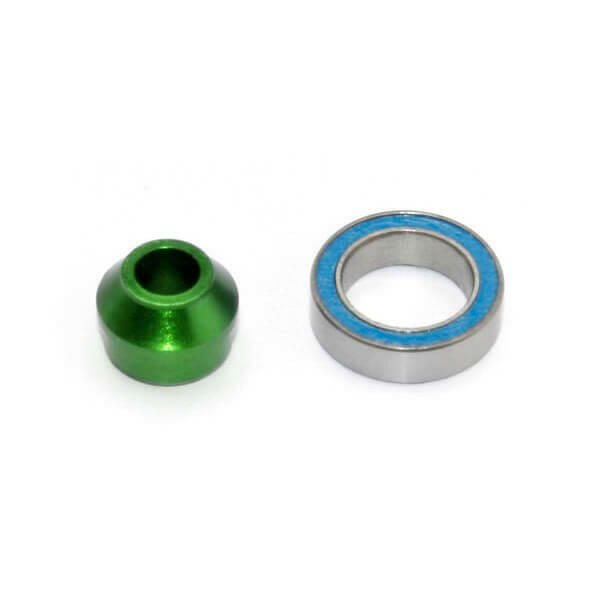 Traxxas Adaptateur de roulements vert 6893G - Breizh Modélisme.