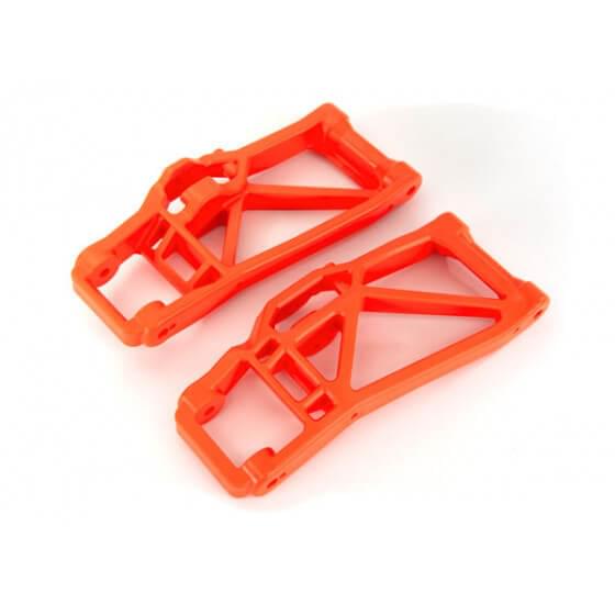 Triangles de suspension Inférieurs orange - Traxxas 8930T - Breizh Modélisme.