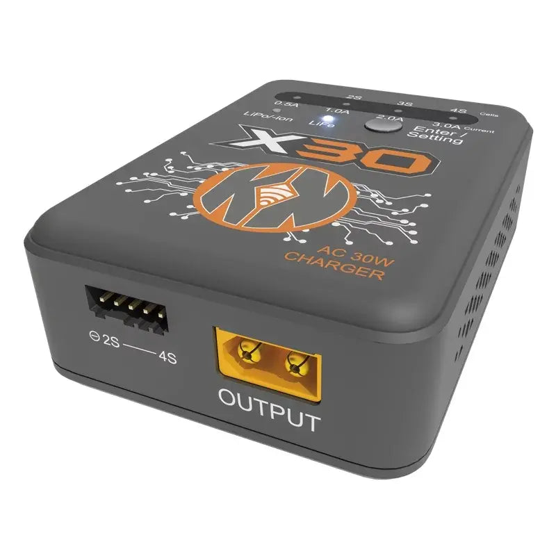 Chargeur multifonction LiPo/ Li ion/ LiFe 30W - prise XT60