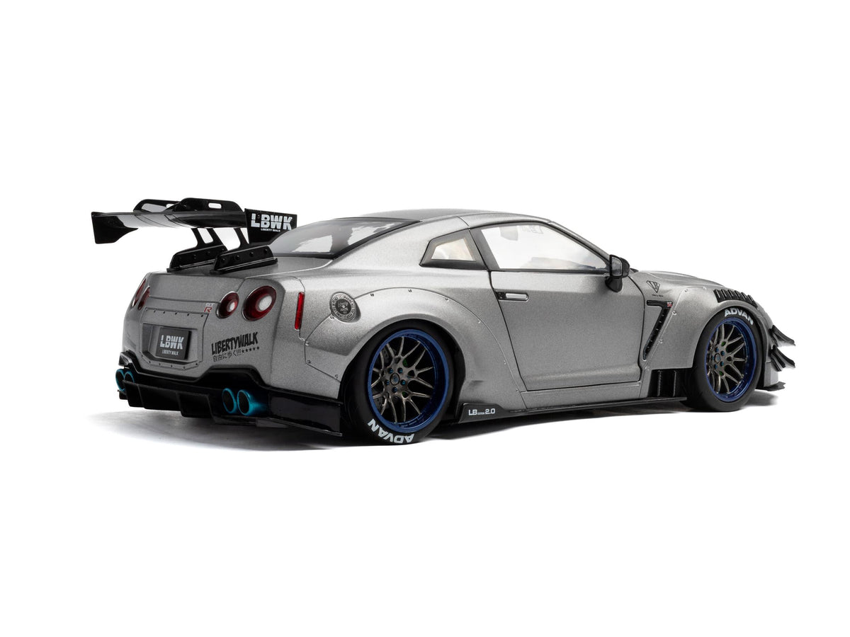 Solido S1805815 miniature collection 1/18 Nissan GT-R (R35) W/ Liberty Walk 2.0 2023 - Breizh Modélisme.