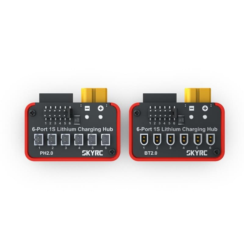 Station de charge de batterie au lithium OSH 6 ports 1S avec connecteur PH2.0