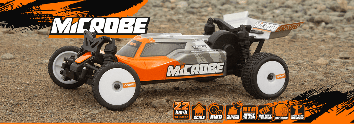 Buggy 1/24 Maverick Microbe – Voiture RC Tout-Terrain MV150802