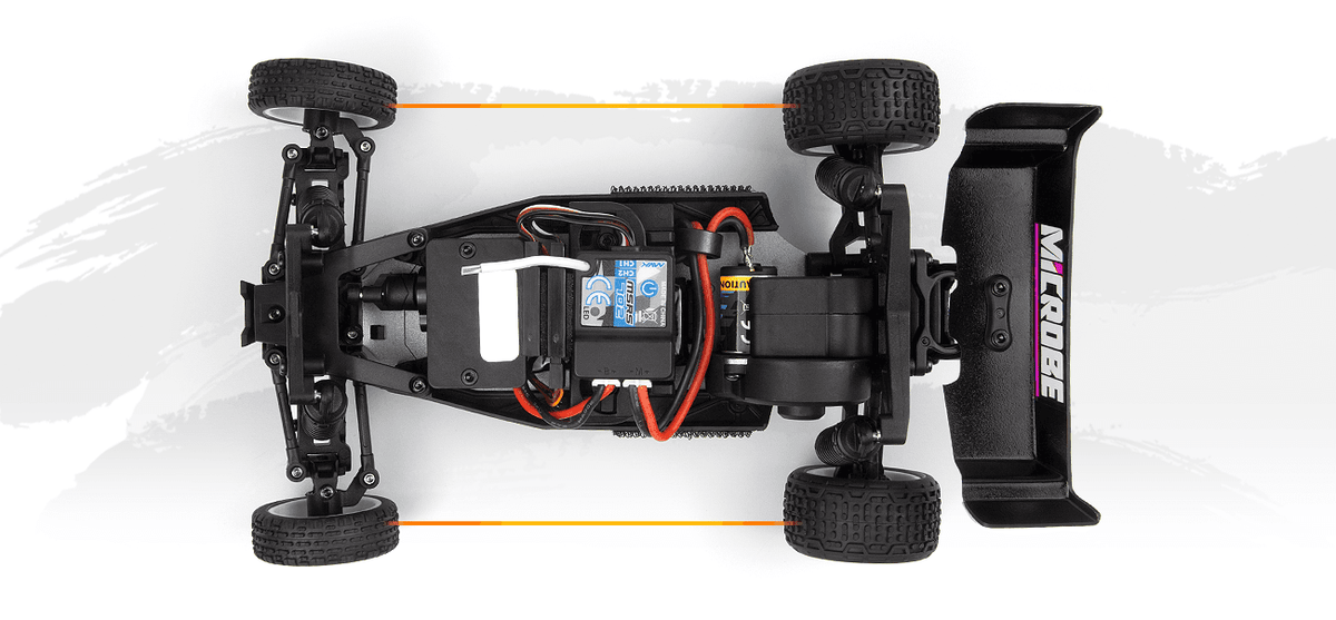 Maverick Microbe Buggy RC 1/24 Tout-Terrain RTR – LiPo inclus (MV150851)