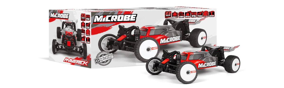 Buggy 1/24 Maverick Microbe – Voiture RC Tout-Terrain MV150801