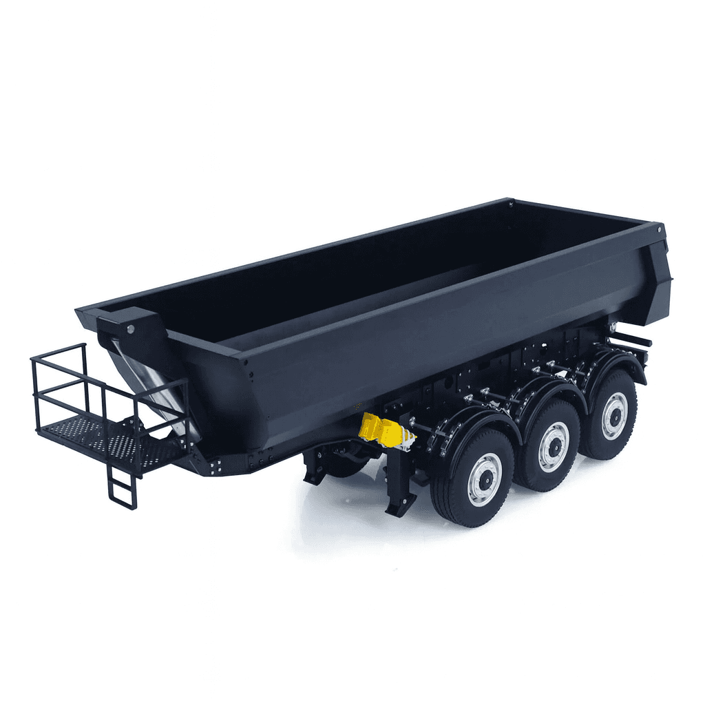 Remorque pour camion 1/14 Huina Scania Kabolite K770S métal noir
