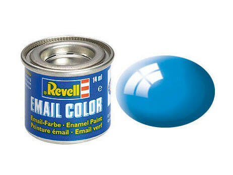 Peinture Bleu ciel brillant - Revell 32150 - RAL 5012 (N°50) - Breizh Modélisme.