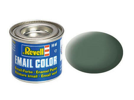 Peinture Gris vert mat - Revell 32167 - RAL 7009 (N°67) - Breizh Modélisme.