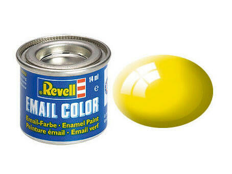 Peinture Jaune brillant - Revell 32112 - RAL 1018 (N°12) - Breizh Modélisme.