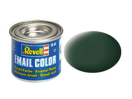 Peinture Vert foncé mat RAF - Revell 32168 (N°68) - Breizh Modélisme.