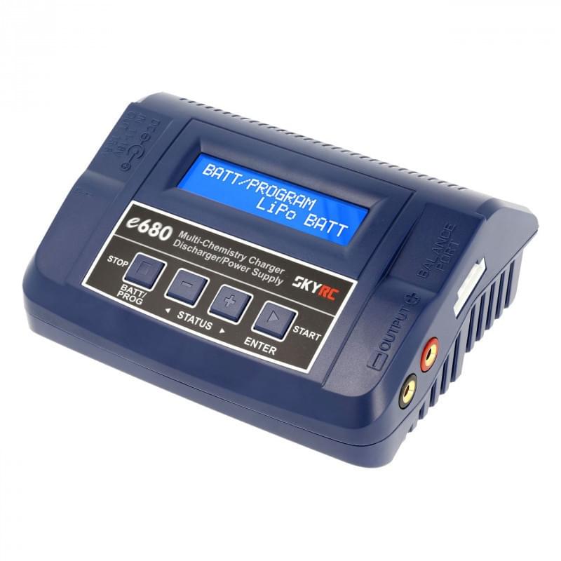 Chargeur Li-Po 1 à 6S SkyRC E680 Puissance 10A 80W - 100149 - Breizh Modélisme.