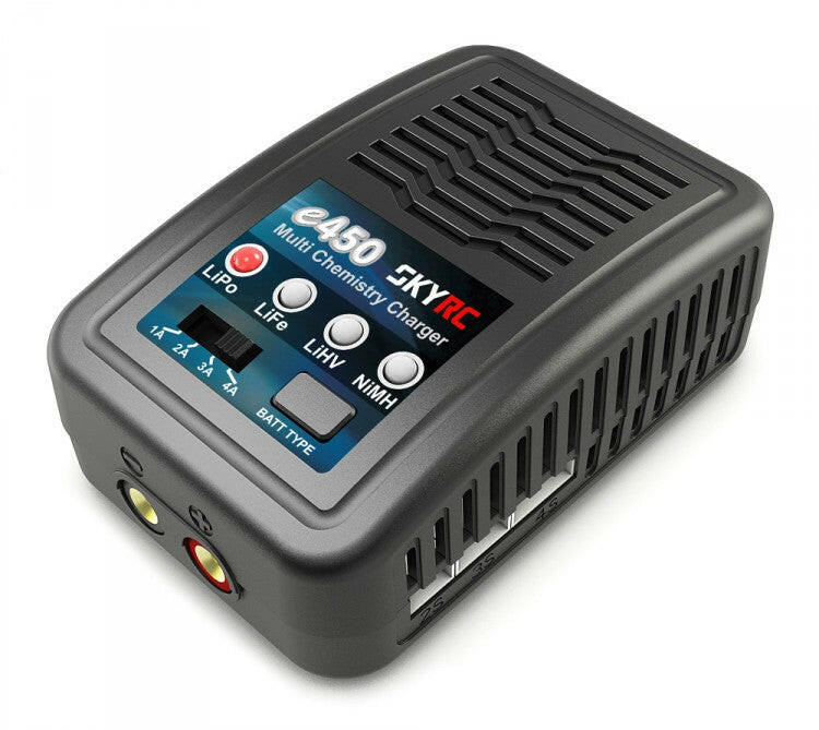 Chargeur Sky RC E450 pour Accu Lipo 2S-4S et Ni-Mh - 100122 - Breizh Modélisme.
