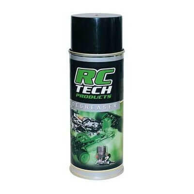 Dégraissant RC Tech 400ml en spray - Breizh Modélisme.