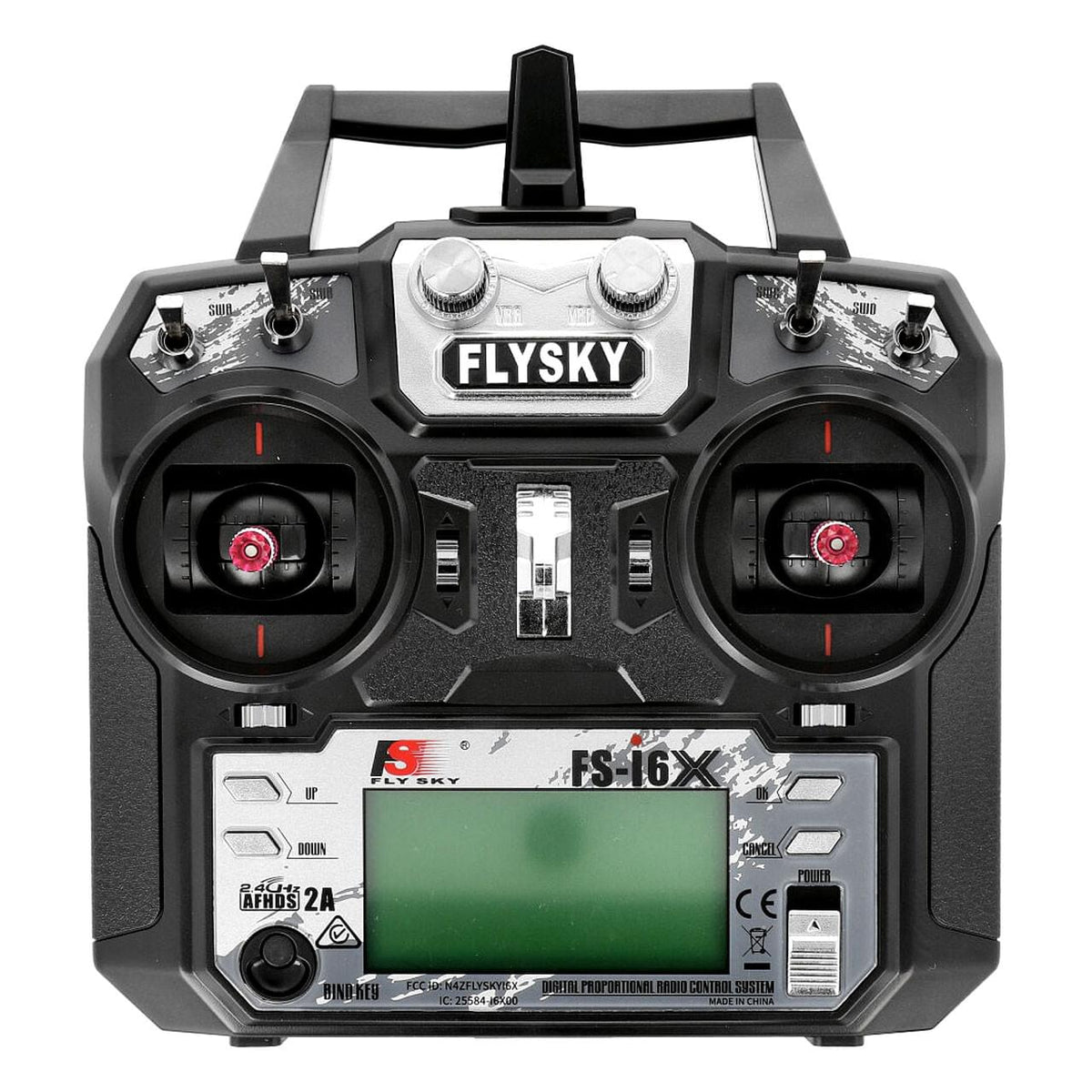 Radio avion 6 voies 2.4GHz Flysky FS I6X - Breizh Modélisme.