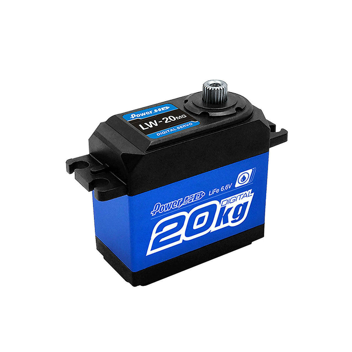 Servo Digital 20kg waterproof - Power HD LW-20MG - Breizh Modélisme.
