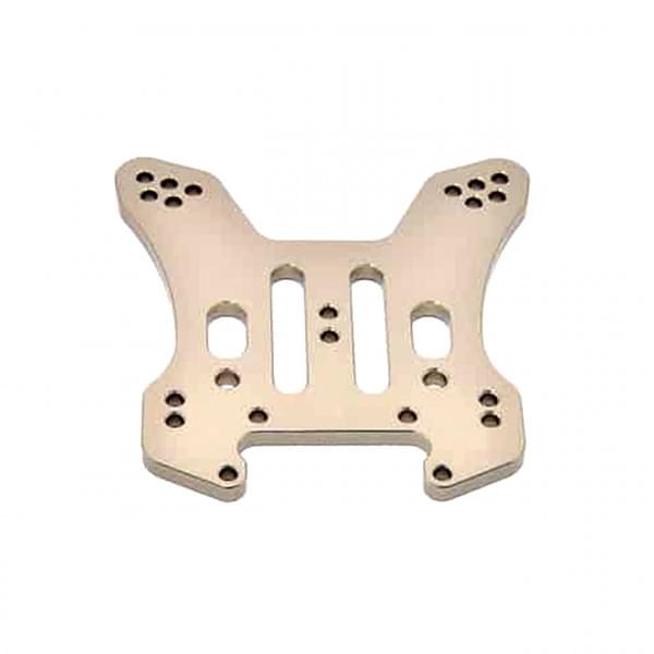 Support d'amortisseur arrière aluminium CNC VS2 Hobao 85081 - Breizh Modélisme.