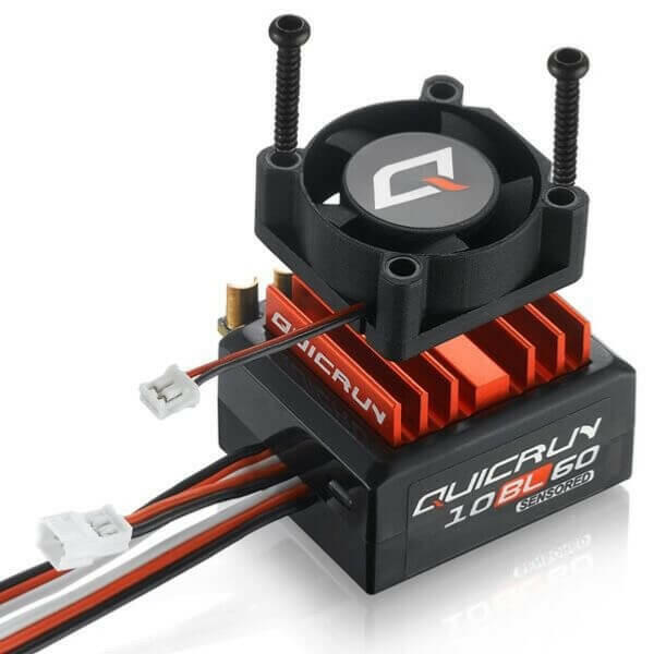Variateur Hobbywing QuicRun 60A Sensored 10BL60 - 30108000 - Breizh Modélisme.