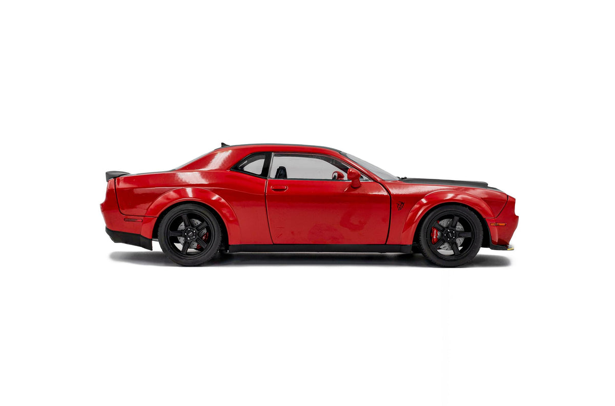Solido S1805718 miniature collection 1/18 Dodge Challenger Demon Tor rouge 2023