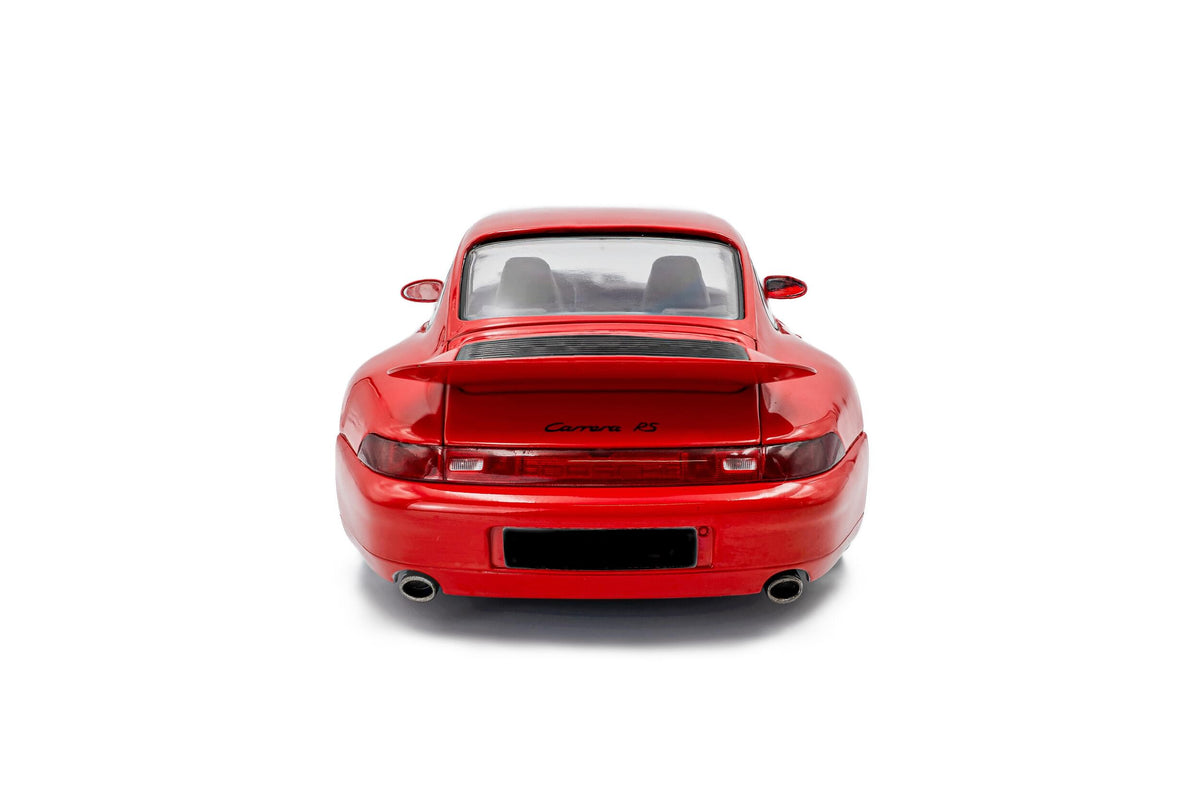 Solido S1810104 Voiture miniature collection 1/18 Porsche 911 (993) Carrera RS – Indischrot – 1997