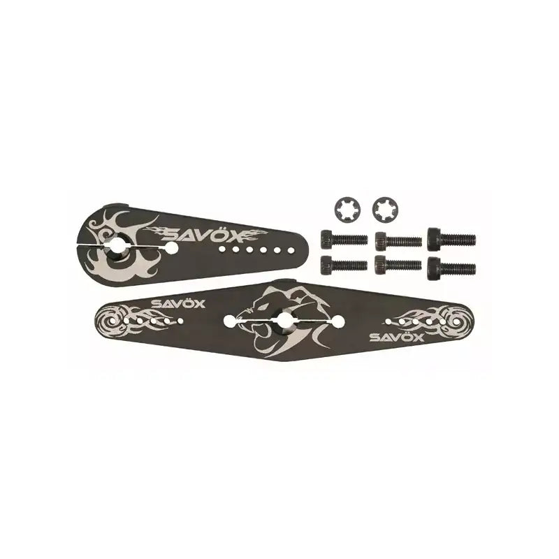 Set palonnier Savox Aluminium servo standard - SX-SH-80 - Breizh Modélisme.