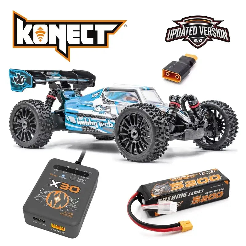 Hobbytech Spirit NXT EVO RR 2.0 Brushless RTR Bleu Pack Version