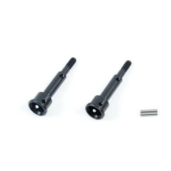 2 Axes de roue + axe - T2M T4900/13N - Breizh Modélisme.