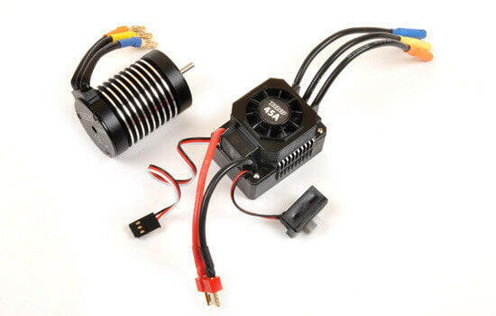 Combo brushless 1/10 Buggy, Truggy 3100KV - T2M T4900631 Axe 3,175mm - Breizh Modélisme.