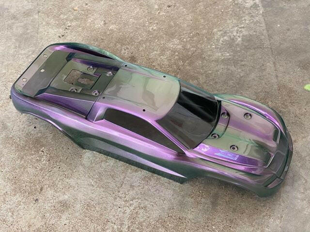 Peinture Lexan PS46 Violet / Vert - Tamiya 86046 - Breizh Modélisme.