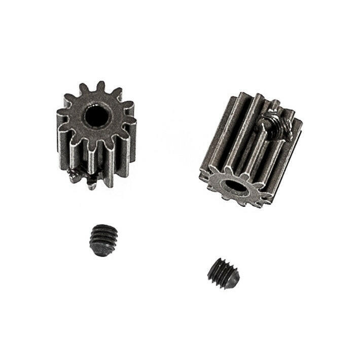 Pignons moteur 12dts (2pcs) - T2M T4933/28 pour 1/12 - Breizh Modélisme.